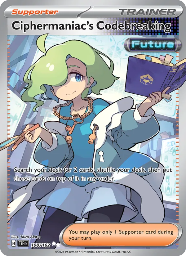 Ciphermaniac's Codebreaking — Temporal Forces #198 (Pokémon TCG card)