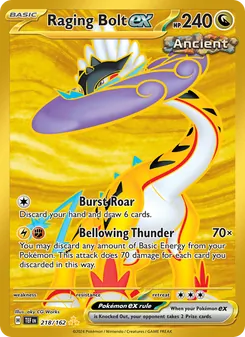 Raging Bolt ex (Temporal Forces #218)