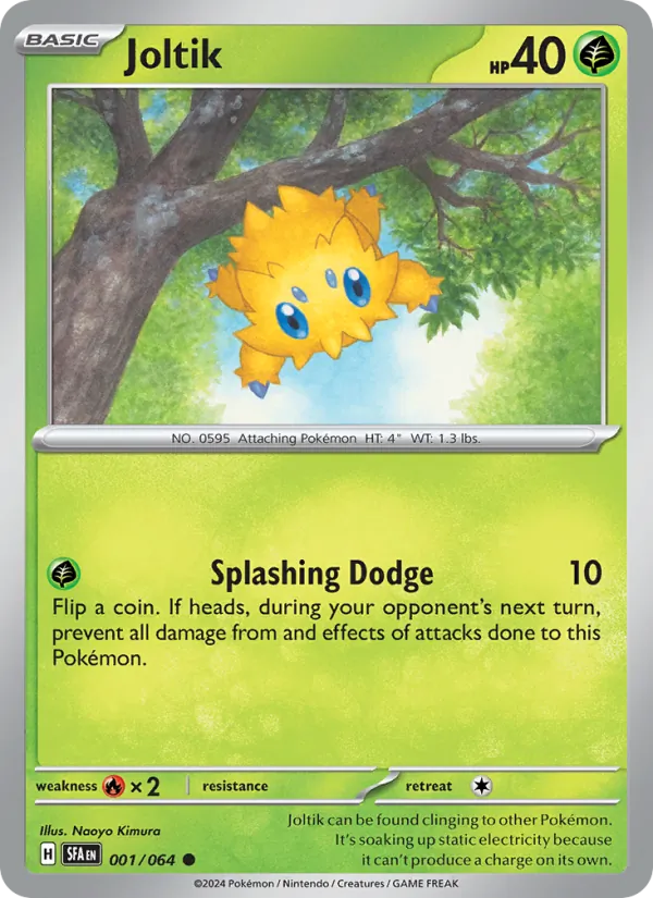 Joltik — Shrouded Fable #001 (Pokémon TCG card)
