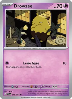 Drowzee (Shrouded Fable #016)