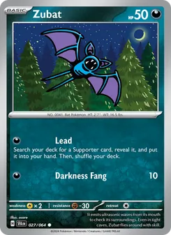 Zubat (Shrouded Fable #027)