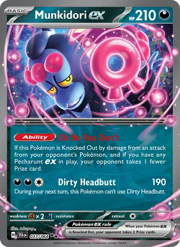 Munkidori ex — Shrouded Fable #037 (Pokémon TCG card)