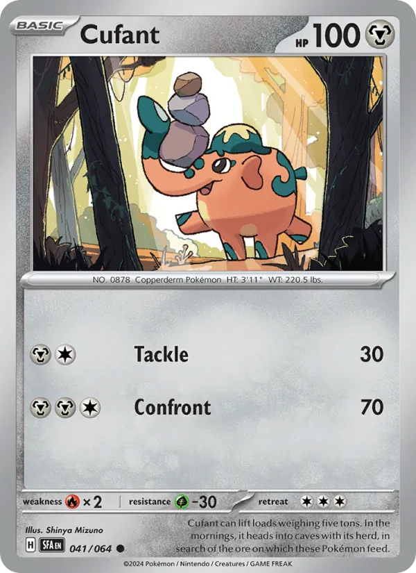 Cufant — Shrouded Fable #041 (Pokémon TCG card)