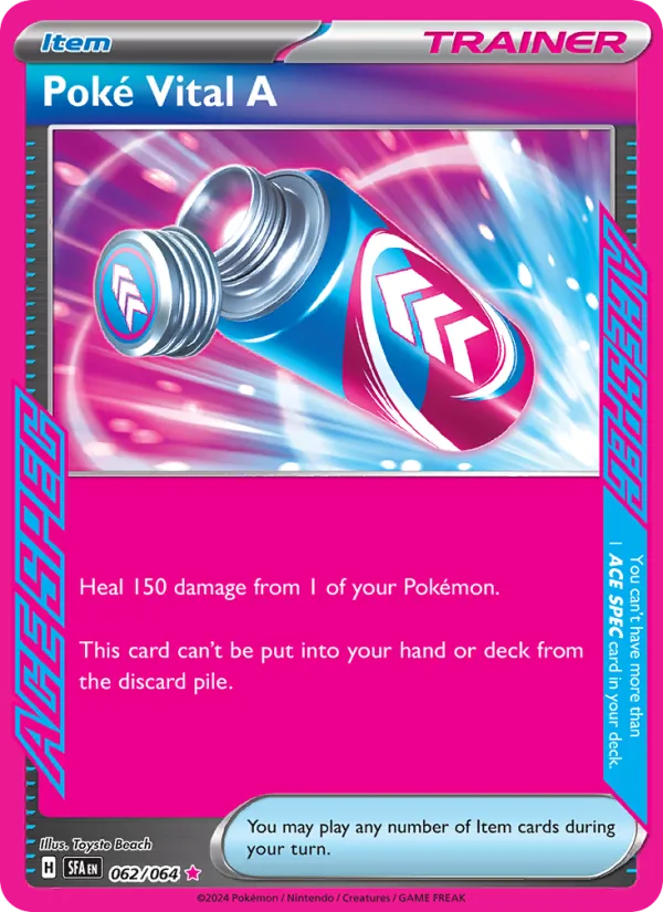 Poké Vital A — Shrouded Fable #062 (Pokémon TCG card)