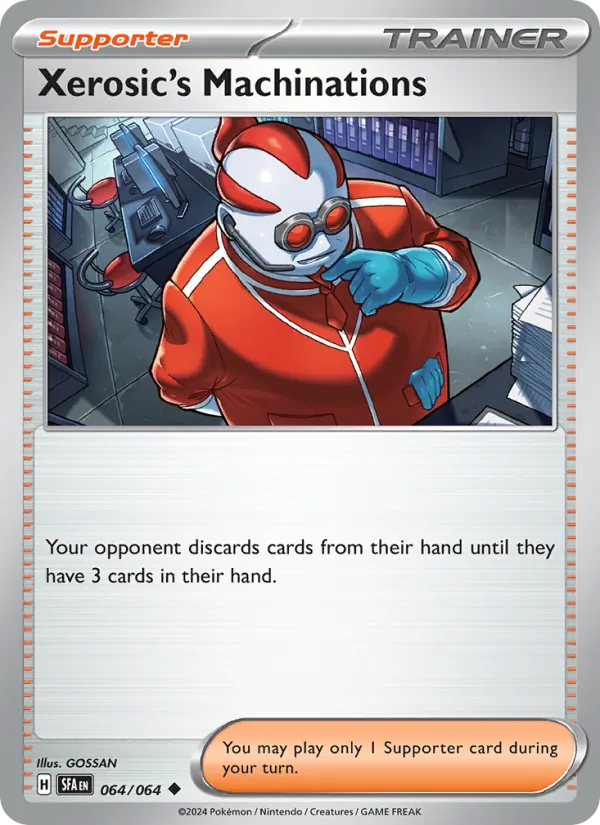 Xerosic's Machinations — Shrouded Fable #064 (Pokémon TCG card)