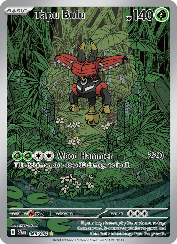 Tapu Bulu — Shrouded Fable #065 (Pokémon TCG card)