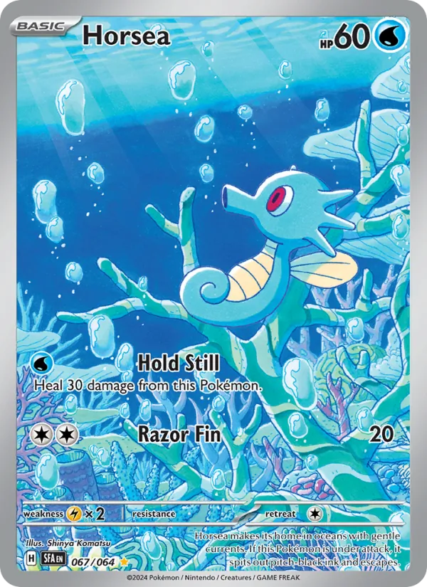 Horsea — Shrouded Fable #067 (Pokémon TCG card)