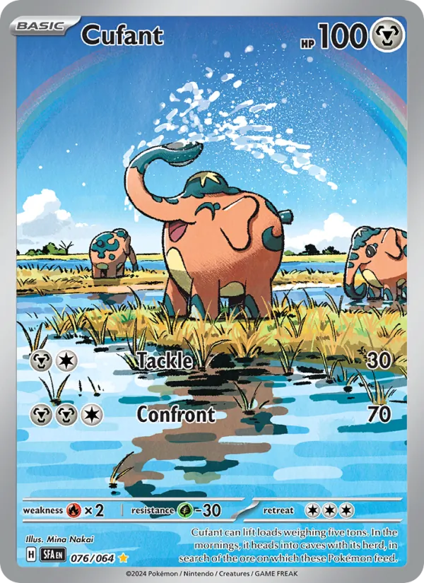 Cufant — Shrouded Fable #076 (Pokémon TCG card)
