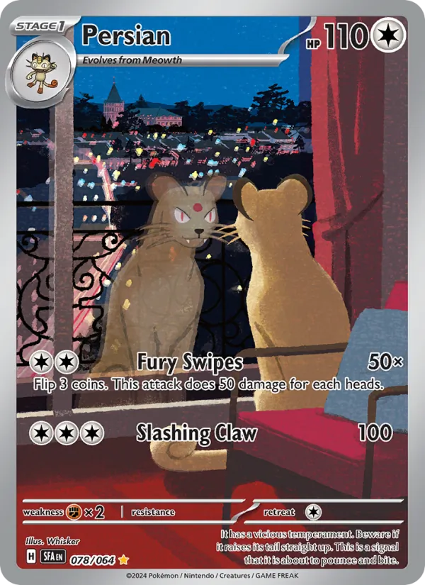 Persian — Shrouded Fable #078 (Pokémon TCG card)