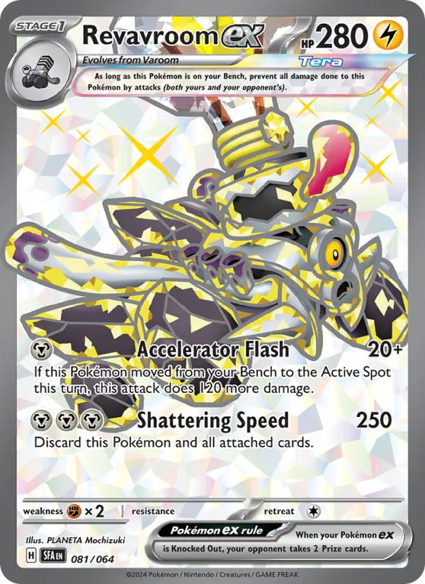 Revavroom ex — Shrouded Fable #081 (Pokémon TCG card)