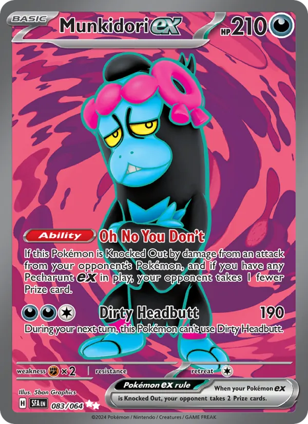 Munkidori ex — Shrouded Fable #083 (Pokémon TCG card)