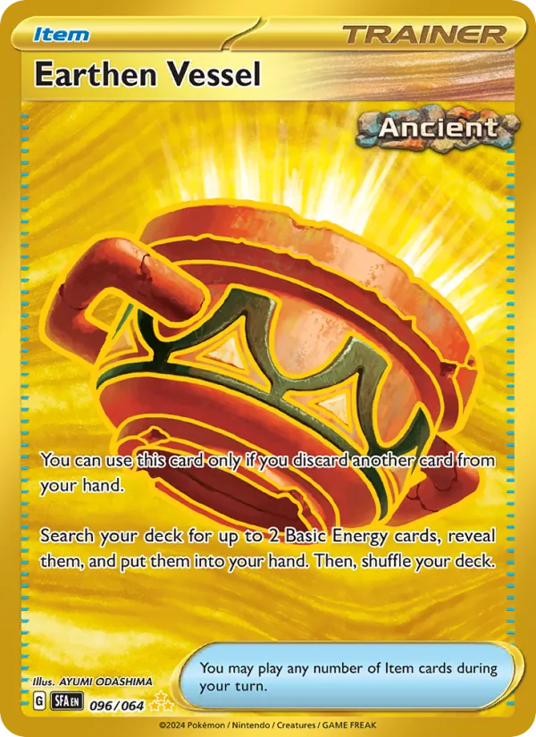 Earthen Vessel — Shrouded Fable #096 (Pokémon TCG card)