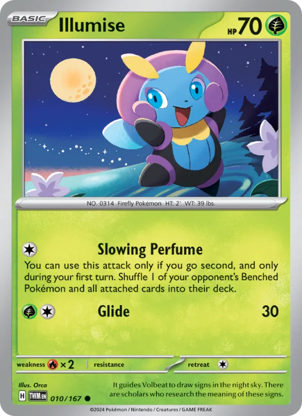 Illumise — Twilight Masquerade #010 (Pokémon TCG card)