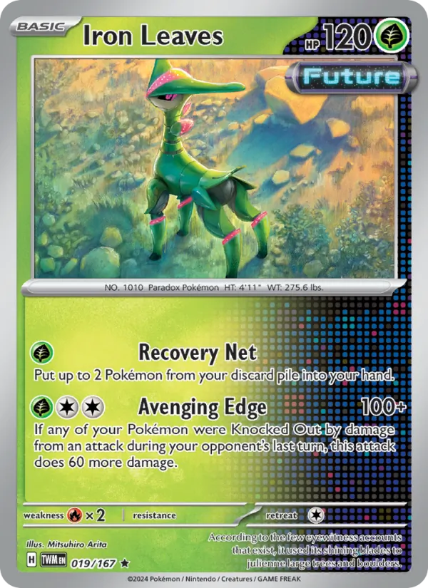 Iron Leaves — Twilight Masquerade #019 (Pokémon TCG card)