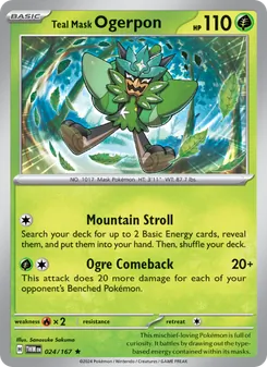Teal Mask Ogerpon (Twilight Masquerade #024)