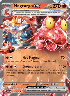 Magcargo ex (Twilight Masquerade #029)