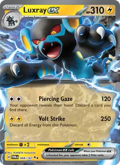 Luxray ex (Twilight Masquerade #068)