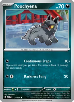 Poochyena (Twilight Masquerade #113)
