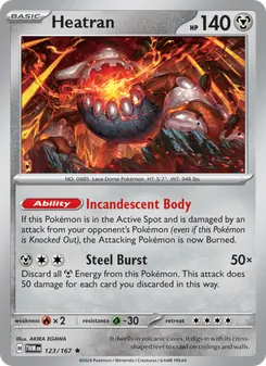 Heatran (Twilight Masquerade #123)