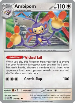 Ambipom (Twilight Masquerade #138)