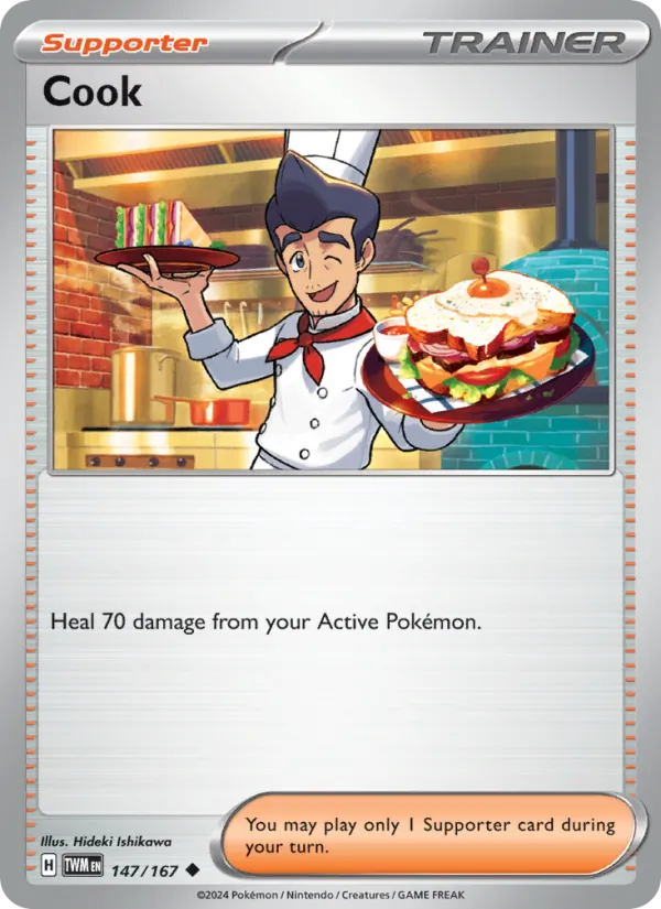Cook — Twilight Masquerade #147 (Pokémon TCG card)