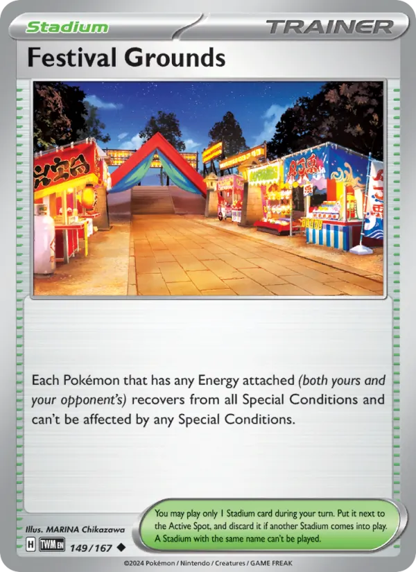 Festival Grounds — Twilight Masquerade #149 (Pokémon TCG card)