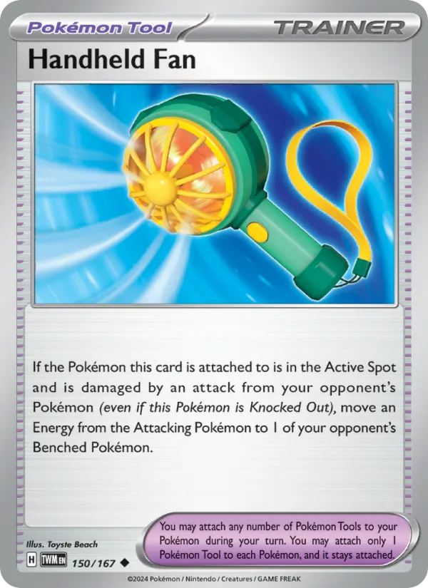 Handheld Fan — Twilight Masquerade #150 (Pokémon TCG card)