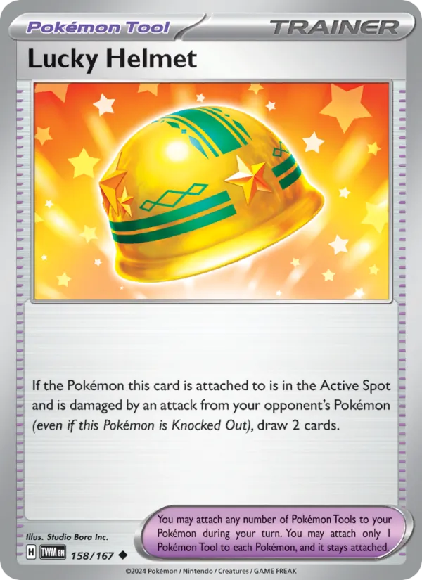 Lucky Helmet — Twilight Masquerade #158 (Pokémon TCG card)