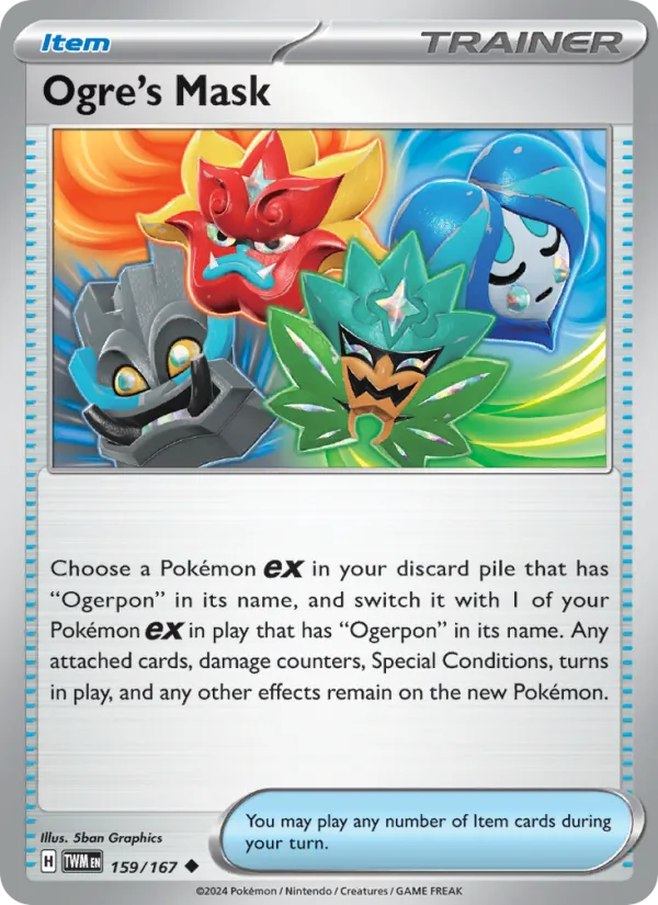 Ogre's Mask — Twilight Masquerade #159 (Pokémon TCG card)