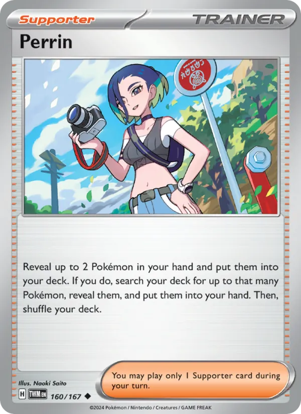 Perrin — Twilight Masquerade #160 (Pokémon TCG card)