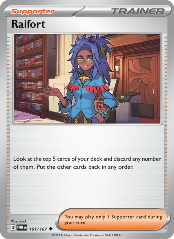 Raifort — Twilight Masquerade #161 (Pokémon TCG card)
