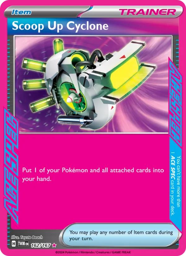 Scoop Up Cyclone — Twilight Masquerade #162 (Pokémon TCG card)