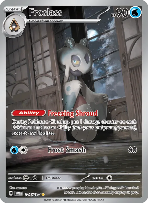 Froslass — Twilight Masquerade #174 (Pokémon TCG card)