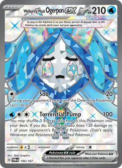 Wellspring Mask Ogerpon ex (Twilight Masquerade #194)