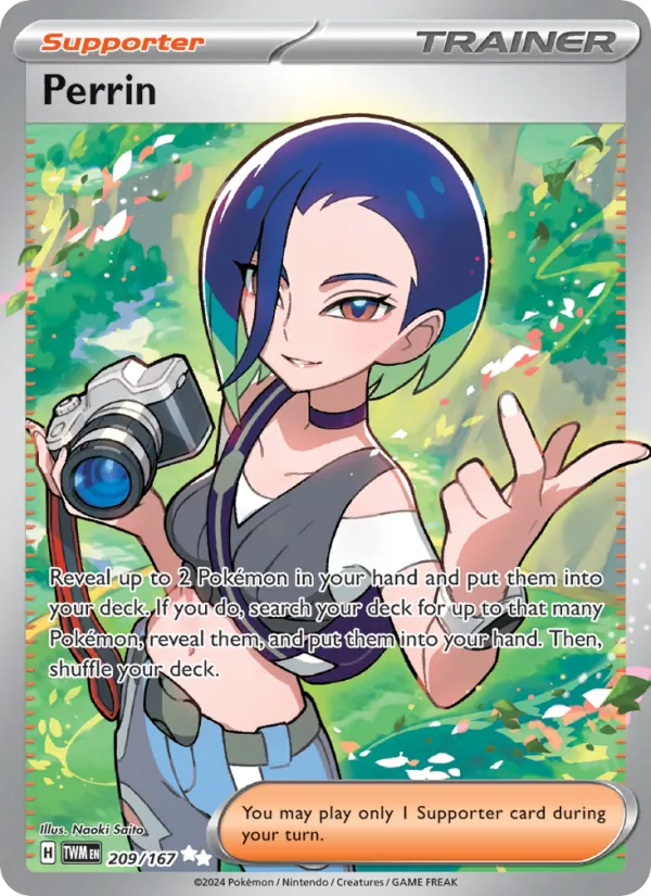 Perrin — Twilight Masquerade #209 (Pokémon TCG card)