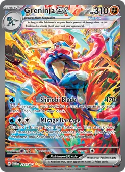 Greninja ex (Twilight Masquerade #214)