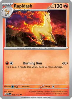 Rapidash (Stellar Crown #020)
