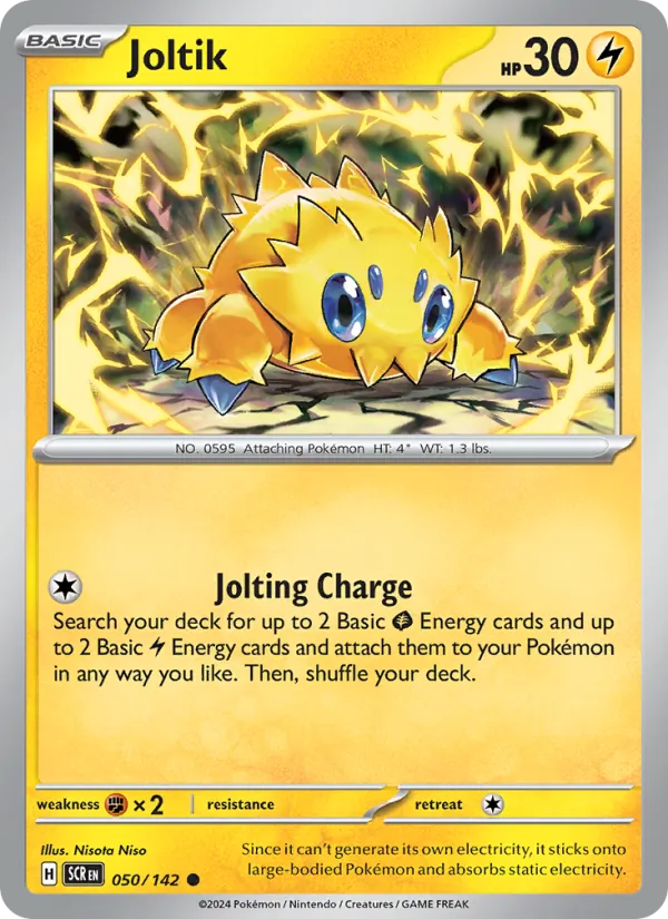 Joltik — Stellar Crown #050 (Pokémon TCG card)