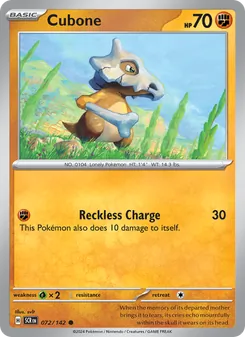 Cubone (Stellar Crown #072)