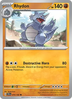 Rhydon (Stellar Crown #075)