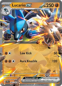 Lucario ex (Stellar Crown #082)