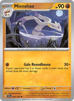 Mienshao (Stellar Crown #084)