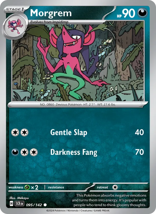 Morgrem — Stellar Crown #095 (Pokémon TCG card)