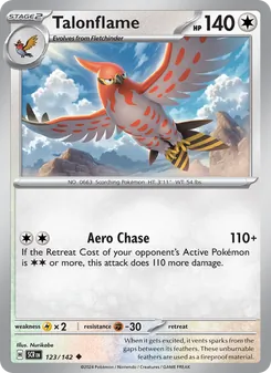 Talonflame (Stellar Crown #123)