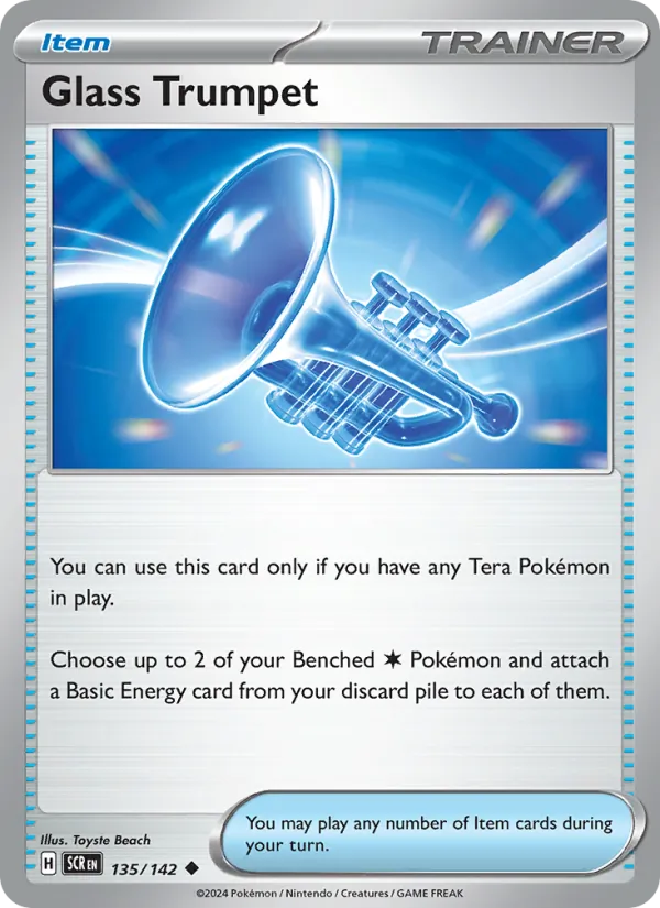 Glass Trumpet — Stellar Crown #135 (Pokémon TCG card)