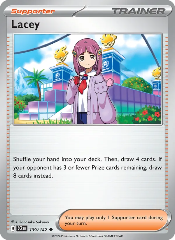 Lacey — Stellar Crown #139 (Pokémon TCG card)