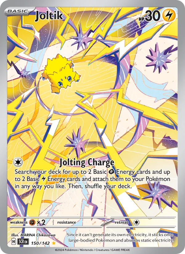Joltik — Stellar Crown #150 (Pokémon TCG card)