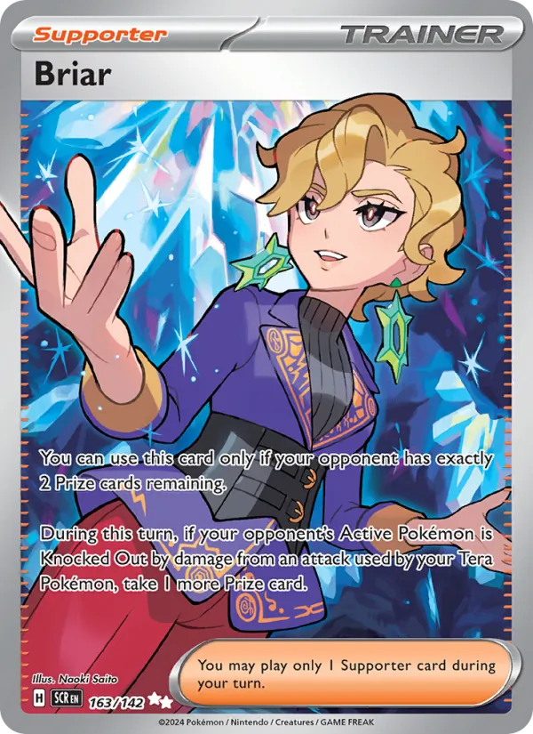Briar — Stellar Crown #163 (Pokémon TCG card)