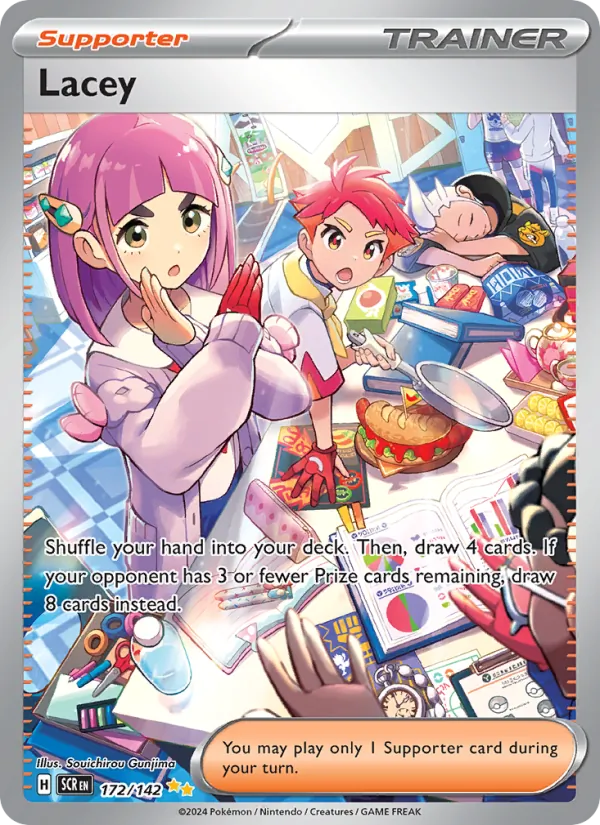 Lacey — Stellar Crown #172 (Pokémon TCG card)