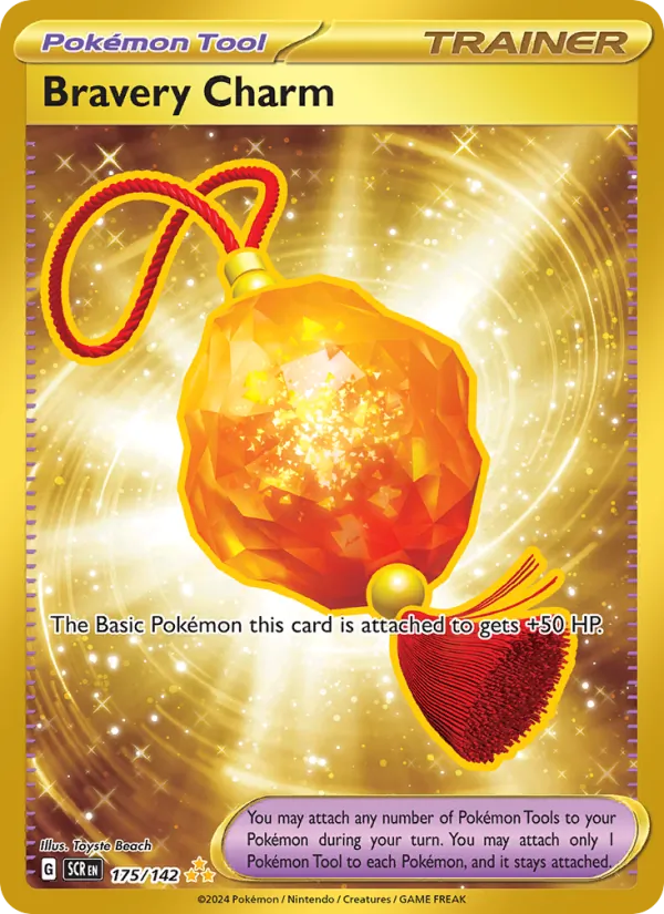 Bravery Charm — Stellar Crown #175 (Pokémon TCG card)